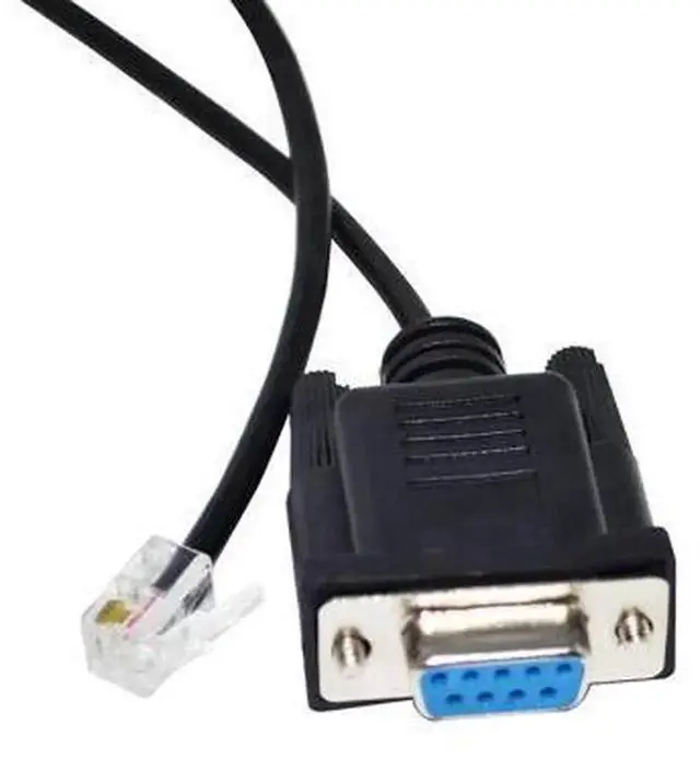 Alt view image 4 of 6 - DB9 RS232 to RJ9 RJ11 4P4C Telescope Control Cable 3M Length, Serial Communication Upgrade Cord for iOptron IEQ30 PRO IEQ45 PRO ZEQ25 Equatorial Mount PC Connection & Firmware Update