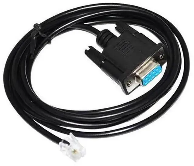 Alt view image 3 of 6 - DB9 RS232 to RJ9 RJ11 4P4C Telescope Control Cable 3M Length, Serial Communication Upgrade Cord for iOptron IEQ30 PRO IEQ45 PRO ZEQ25 Equatorial Mount PC Connection & Firmware Update
