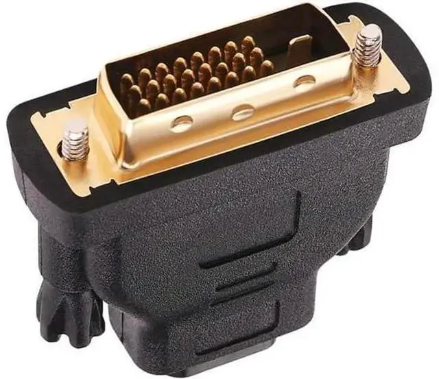 Alt view image 7 of 7 - DVID to HDMI Adapter, DVI Male to HDMI Female BiDirectional Converter, GoldPlated Connector Support 4K 1080P Video Signal for Graphics Card Monitor HD Display Multimedia Connection