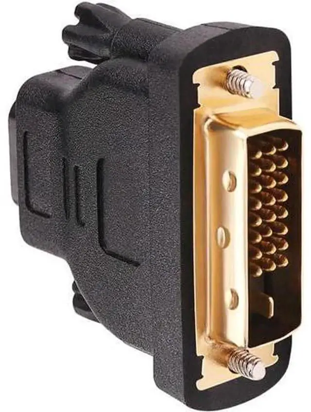 Alt view image 5 of 7 - DVID to HDMI Adapter, DVI Male to HDMI Female BiDirectional Converter, GoldPlated Connector Support 4K 1080P Video Signal for Graphics Card Monitor HD Display Multimedia Connection
