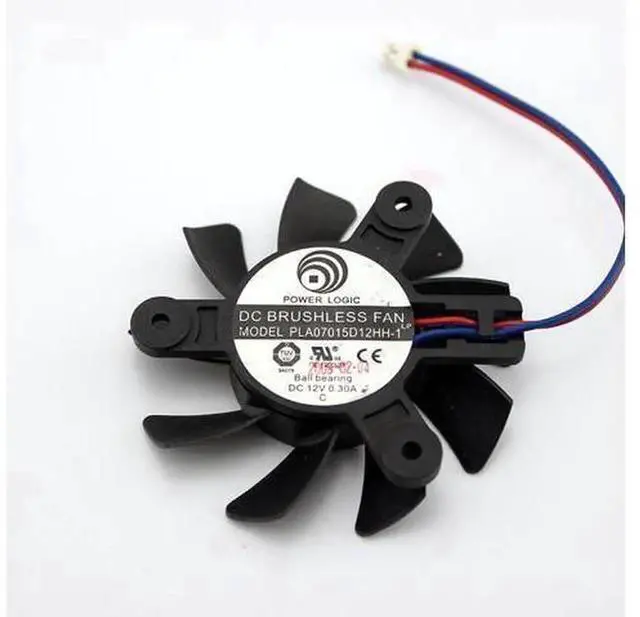 Main image of PLA07015D12HH1 NF24066C1HRR 4PWM Wire Graphics Card Cooling Fan, DC12V 0.40A Frameless Replacement Fan for HD3850 APOWER GPU Video Card Heat Dissipation