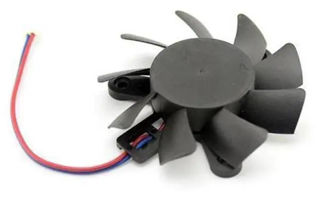 Alt view image 3 of 4 - PLA07015D12HH1 NF24066C1HRR 4PWM Wire Graphics Card Cooling Fan, DC12V 0.40A Frameless Replacement Fan for HD3850 APOWER GPU Video Card Heat Dissipation