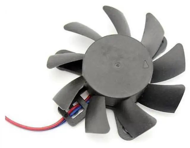 Alt view image 4 of 4 - PLA07015D12HH1 NF24066C1HRR 4PWM Wire Graphics Card Cooling Fan, DC12V 0.40A Frameless Replacement Fan for HD3850 APOWER GPU Video Card Heat Dissipation