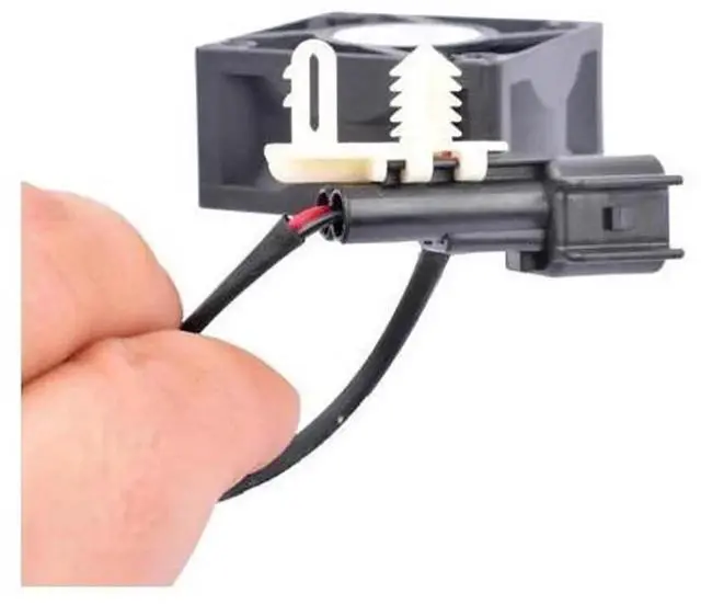 Alt view image 4 of 5 - FD1240A0242D 40mm 40x40x20mm DC12V 0.25A 2Wire Cooling Fan, 4cm High Speed Replacement Cooling Fan for Server, Network Switch, Industrial Power Supply Cabinet Ventilation