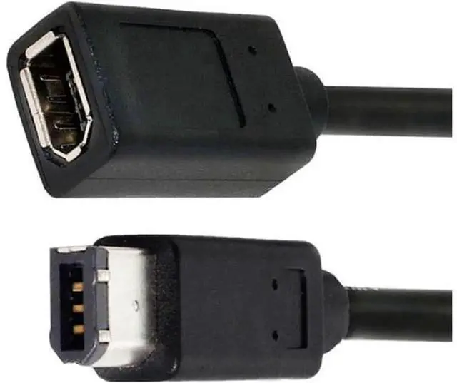 Alt view image 5 of 6 - IEEE 1394 6Pin Male to Female Extension Cable, 20cm Firewire 400 to 400 Short Cord for Data Transfer, Video Capture Card, Digital Camcorder & Industrial Firewire Peripherals