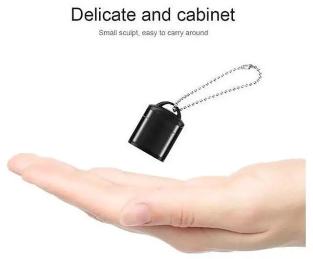 Alt view image 2 of 5 - Portable Mini USB 2.0 Micro SD Memory Card Reader Adapter with Keychain, High Speed Card Reader for Micro SD TF Cards, Compact PlugandPlay Laptop Desktop PC Mobile Accessories