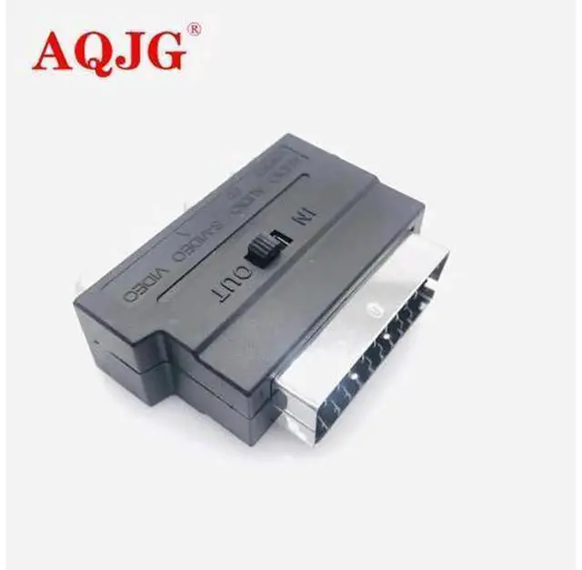 Alt view image 4 of 6 - RGB Scart to 3 RCA SVideo Adapter, Composite RCA SVHS SVideo AV Audio Video Converter for DVD Recorder, TV, Television, Projector Analog Signal Media Connection Accessory
