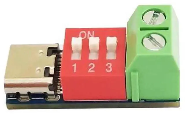 Main image of PD/QC Decoy Board Fast Charge USB TypeC to 12V Power Module, 520V Adjustable Voltage HighSpeed Charger Trigger Board, 100W Max Output for DIY Power Supply Equipment Project