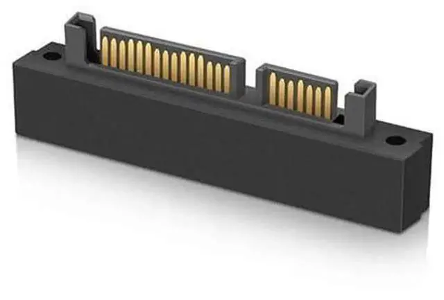 Alt view image 2 of 4 - 3Pack SFF8482 SAS Female to SATA Male 15Pin 90 Degree Bend Angle Adapter Converter, RightAngled Power Connector for Motherboard, Hard Drive Cable SpaceSaving Internal PC Wiring Solution