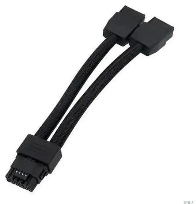 Alt view image 3 of 7 - HeavyDuty 12VHPWR GPU Power Cable, 2 x 8Pin PCIe to 16Pin 12VHPWR Extension Cord, HighCurrent GPU Power Connector for RTX 3090Ti 4070Ti 4080 4090 Graphics Cards