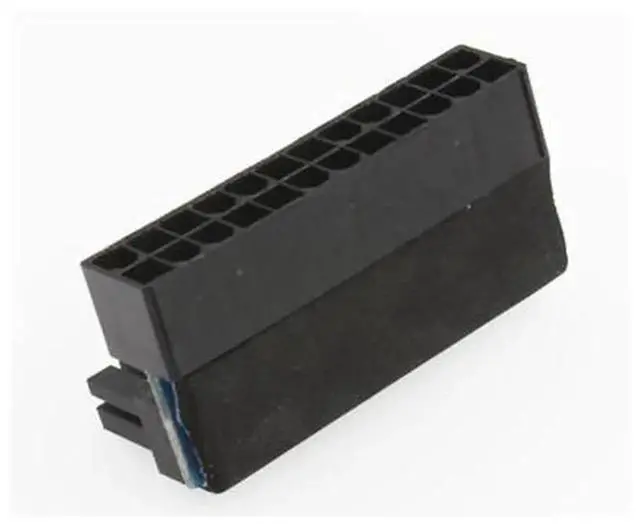 Alt view image 5 of 6 - 90Degree ATX 24Pin to 24Pin Motherboard Power Plug Adapter, RightAngle 24Pin ATX Mainboard Power Connector for Modular PSU, Desktop PC Chassis Cable Management Adapter AABBCCDDFF