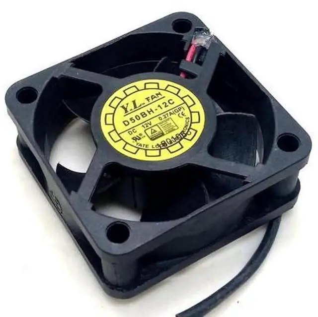 Alt view image 2 of 4 - D50BH12C 5025?No5020 DC12V Double Ball HighSpeed Cooling Fan, 50×20mm 5CM Industrial Cooler Fan, Replacement Fan for Power Supply, Small Chassis Electronic Equipment Heat Dissipation