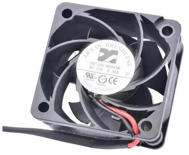 Alt view image 3 of 5 - FD1240A0242D 40mm 40×40×20mm DC 12V 0.25A 2Wire Cooling Fan, 4cm Mini DC Brushless Cooler for Server, Network Switch and Power Supply Heat Dissipation