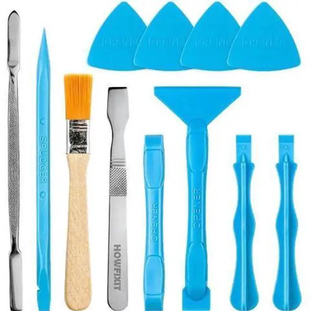 Main image of Opening Pry Repair Tool Kit with ESD Spudgers, AntiStatic Brush and Metal Spudger, Safe Disassembly Set for Laptop, Game Console, Computer Electronic Device Maintenance