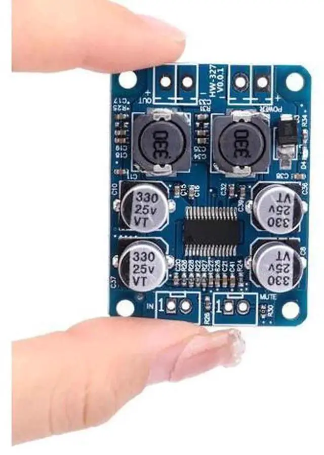 Main image of Mini Mono Channel Power Amplifier Circuit Board, TPA3118 PBTL Stereo Amplifier Module DC824V Input, Digital Audio Amp Board for 48 Ohm Speaker, DIY Audio Project Amplifier Module