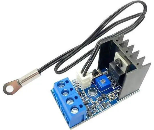 Main image of DC12V 1A Automatic TemperatureControlled Fan Speed Governor, PC CPU Case Fan Speed Controller with Temperature Sensor, Supports 2Wire 3Wire 4Wire Cooling Fans for Chassis Heat Dissipation