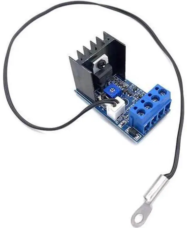 Alt view image 4 of 7 - DC12V 1A Automatic TemperatureControlled Fan Speed Governor, PC CPU Case Fan Speed Controller with Temperature Sensor, Supports 2Wire 3Wire 4Wire Cooling Fans for Chassis Heat Dissipation