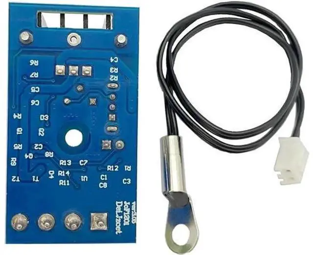 Alt view image 7 of 7 - DC12V 1A Automatic TemperatureControlled Fan Speed Governor, PC CPU Case Fan Speed Controller with Temperature Sensor, Supports 2Wire 3Wire 4Wire Cooling Fans for Chassis Heat Dissipation