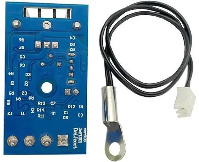 Alt view image 7 of 7 - DC12V 1A Automatic Temperature Controlled Fan Speed Governor with Sensor, Intelligent PC CPU Case Fan Speed Controller, Compatible with 2Wire 3Wire 4Wire Cooling Fans