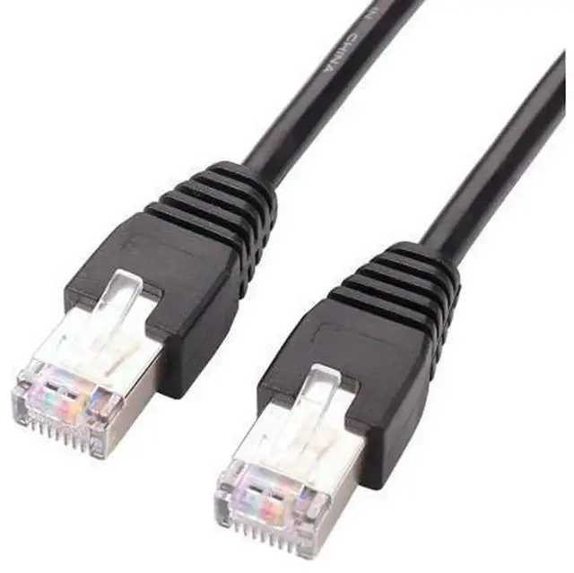 Alt view image 3 of 5 - iGreely 2Pack RJ45 Male to Female Screw Panel Mount Ethernet Extender Cable, 2ft 60CM Cat6 Cat5e Cat5 LAN Network Extension Cord for Cabinet Wall Panel Fixed Installation