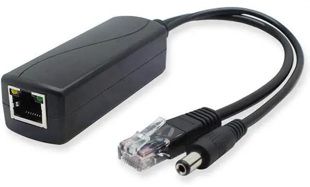 Main image of ANVISION AVPS12G Gigabit PoE Splitter, 48V PoE Input to 12V 2A DC Output Ethernet Adapter, IEEE802.3af Compliant PoE Power Splitter for Security Camera, Wireless AP, VoIP Phone Network Devices