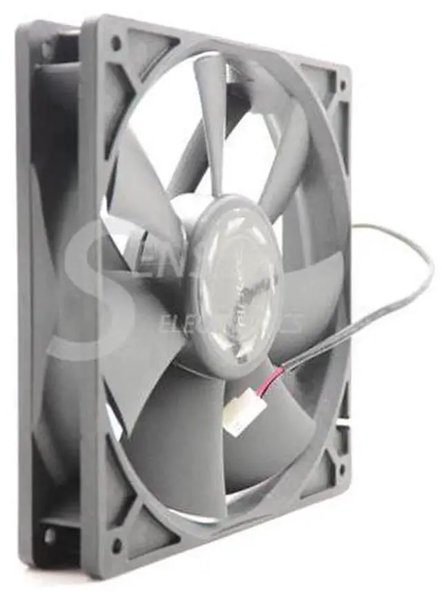 Alt view image 3 of 4 - Delta AFB1312M 13525 Case Cooling Fan, 135×135×25mm 13.5CM DC12V 0.38A 2Wire Axial Fan, Replacement Ventilation Fan for Computer Chassis, Power Supply and Industrial Cabinet