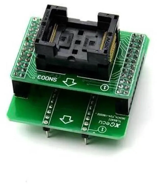 Main image of 08 Version TSOP48 ZIF Socket Adapter for TL866II Plus Programmer, TSOP48 Flash Chip Programming Socket, Professional Adapter for BIOS NAND Flash Memory Read Write Operation