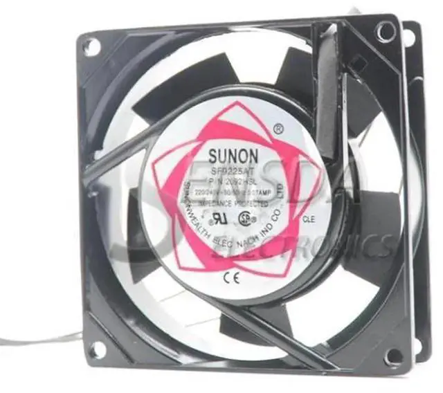 Alt view image 3 of 3 - Sunon SF9225AT 2092HSL AC Cooling Fan, 92×92×25mm 9CM 90mm AC220V Axial Fan, Replacement Ventilation Fan for Server, Inverter and Industrial Cabinet Heat Dissipation