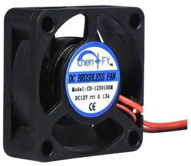 Alt view image 3 of 3 - 3010 DC Cooling Fan 30x30x10mm 30MM 2Pin Small Cooler Fan, 5V 12V 24V Optional DIY Reprap Fan for 3D Printer JHead Hotend Extruder Heat Dissipation