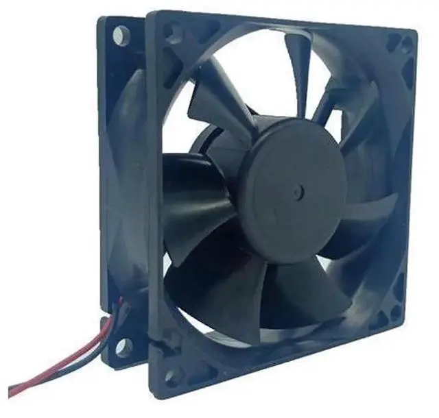 Alt view image 3 of 4 - 8025 UltraQuiet Cooling Fan T802524M, 80×80×25mm 8CM DC24V 0.10A 2Wire Axial Fan, LowNoise Replacement Vent Fan for Power Supply, Chassis and Industrial Equipment Heat Dissipation