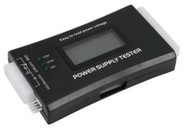 Alt view image 3 of 4 - 20+4 Pin LCD Power Supply Tester, Digital ATX ITX BTX PSU Diagnostic Tool, Support PCIE SATA HDD Connectors, Computer Power Supply Voltage Detector for PC Hardware Repair Testing