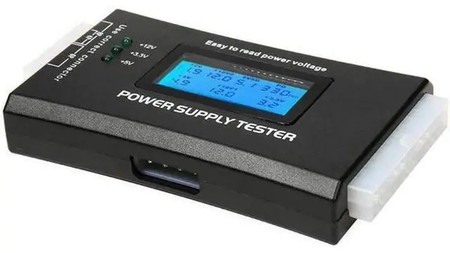 Alt view image 2 of 6 - JacobsParts 20+4Pin LCD Digital Power Supply Tester, ATX ITX BTX PSU Diagnostic Detector, Support PCIE SATA HDD Connectors for PC Computer Power Supply Voltage Testing & Hardware Repair