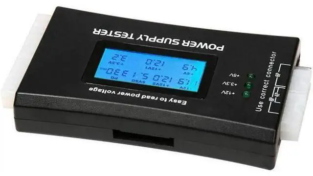 Alt view image 5 of 6 - JacobsParts 20+4Pin LCD Digital Power Supply Tester, ATX ITX BTX PSU Diagnostic Detector, Support PCIE SATA HDD Connectors for PC Computer Power Supply Voltage Testing & Hardware Repair