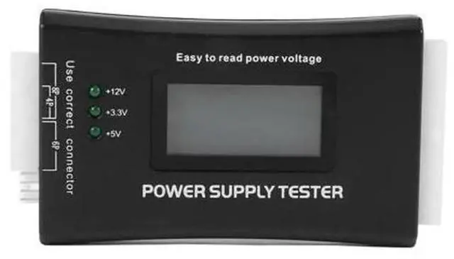 Main image of Ruth's sister 20+4 Pin LCD Digital Power Supply Tester, ATX ITX BTX PSU Diagnostic Tool, Support PCIE SATA HDD Connector, PC Power Voltage Detector for Computer Hardware Repair & Troubleshooting