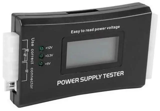 Alt view image 2 of 4 - Ruth's sister 20+4 Pin LCD Digital Power Supply Tester, ATX ITX BTX PSU Diagnostic Tool, Support PCIE SATA HDD Connector, PC Power Voltage Detector for Computer Hardware Repair & Troubleshooting