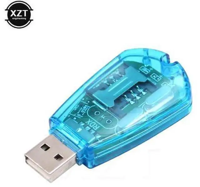 Alt view image 3 of 5 - USB SIM Card Reader Writer Copy Cloner Backup Kit, SIM Card Copier Adapter for GSM CDMA Cellphone, Support Contact List SMS Message Backup, Edit & Restore Mobile SIM Data