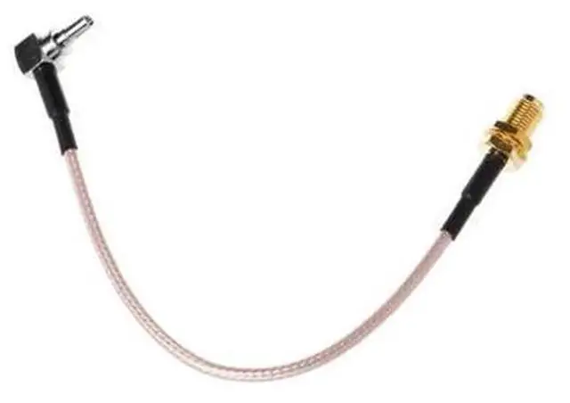 Alt view image 2 of 3 - SMA Female to CRC9 RightAngle Pigtail Cable 15CM 6 Inch, RG316 Coaxial Jumper Wire, SMAF to CRC9 90Degree Angle RF Pigtail for Wireless Module Antenna Connection