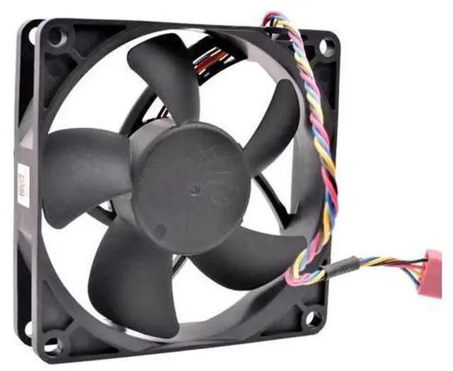 Alt view image 2 of 4 - 80x80x20mm 8020 PWM Cooling Fan Replacement for PVA080F12S, DC 12V 4Wire 4Pin 8CM Axial Fan, HighAirflow Fan for Computer Chassis, CPU Heatsink and Motherboard Peripheral Heat Dissipation