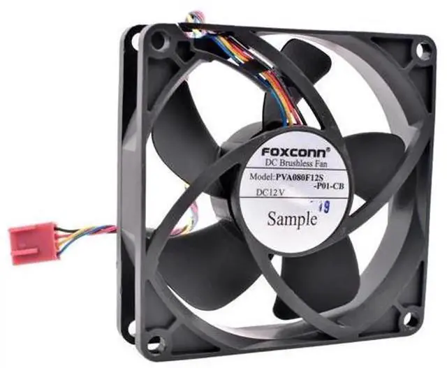 Main image of 80x80x20mm 8020 PWM Cooling Fan Replacement for PVA080F12S, DC 12V 4Wire 4Pin 8CM Axial Fan, HighAirflow Fan for Computer Chassis, CPU Heatsink and Motherboard Peripheral Heat Dissipation