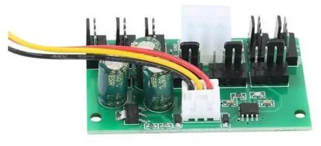 Alt view image 3 of 6 - 1Pcs 8Channel PWM Fan Hub Computer Case Miner Fan Speed Controller, DC12V HighPower Violent Fan Controller for PC Chassis Mining Rig Cooling Fan Speed Adjustment
