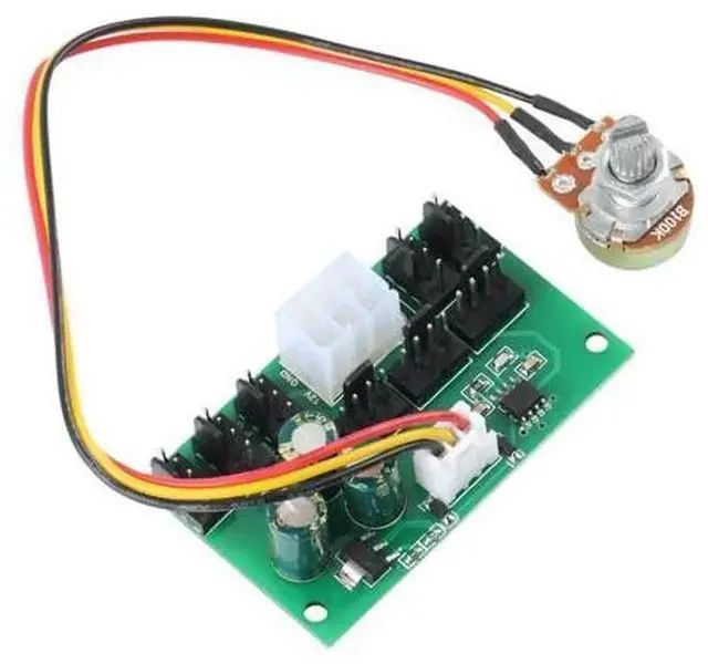 Alt view image 2 of 6 - 1Pcs 8Channel PWM Fan Hub Computer Case Miner Fan Speed Controller, DC12V HighPower Violent Fan Controller for PC Chassis Mining Rig Cooling Fan Speed Adjustment