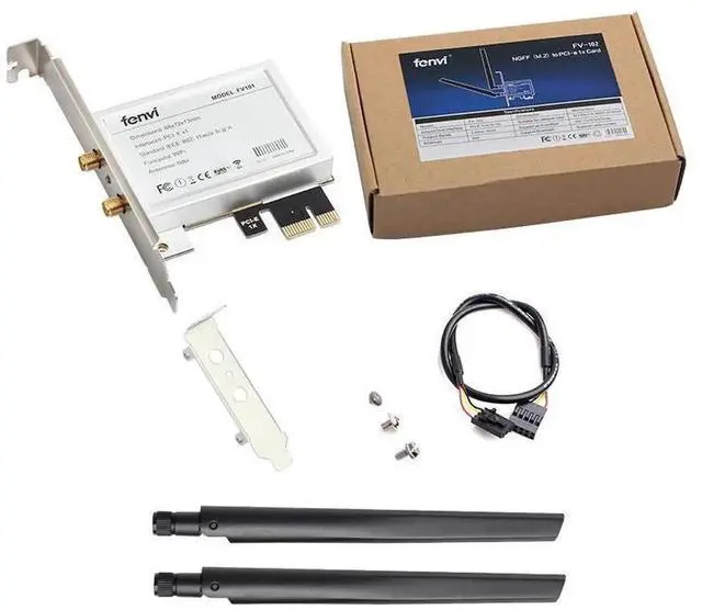 Alt view image 5 of 6 - FV102 NGFF M.2 2230 Key A+E to PCIE Wireless Adapter Converter, Desktop PCIE X1/X4/X8/X16 Card for WiFi6E AX210, AX200, 9260, 8265, MT7921K M.2 WiFi Bluetooth Modules