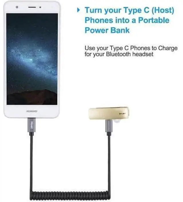 Alt view image 2 of 7 - Coiled Micro USB to USBC Cable 4FT 1.2M Black, CableCreation OTG 480Mbps TypeC to Micro USB Cord for MacBook Pro Air, Galaxy S21 S20 S10, Pixel 5 4 3 2, USBC & MicroUSB Enabled Phones Laptops