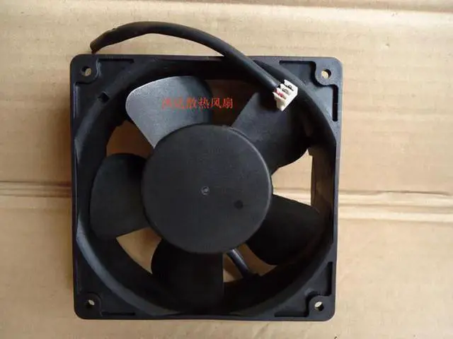 Alt view image 2 of 3 - For ADDA AD1224UBF51 12038 120×120×38mm DC 24V 0.40A Server Inverter Cooling Fan, Dual Ball Bearing 2Wire Axial Replacement Fan for Industrial Server Inverter Heat Dissipation