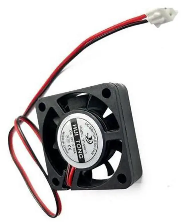 Alt view image 5 of 5 - Replacement CPU Cooling Fan for HT04010D12M, 40×40×10mm 4CM DC 12V 0.08A 2Wire Brushless Mini Axial Fan, Quiet Cooling Fan for CPU, Small Power Supply, Router and Compact Electronic Devices