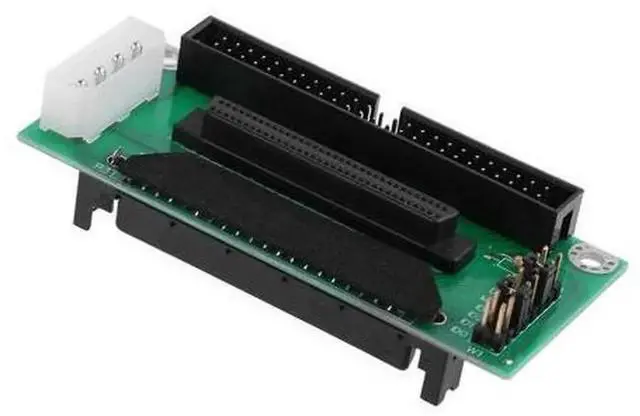 Main image of SCSI SCA 80Pin to 68Pin 50Pin Hard Disk Adapter Converter Board, SCA80 Single Connector Attachment Convert to SCSI 68Pin & 50Pin for Legacy Server Hard Drive Data Recovery & Maintenance
