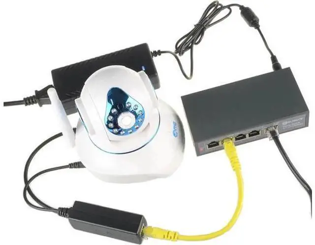 Alt view image 6 of 7 - Active PoE Splitter IEEE802.3af Compliant, 48V PoE Input to 5V 2.4A Output Power Over Ethernet Adapter, PoE Power Separator for IP Camera, Raspberry Pi, Small Network Smart Devices