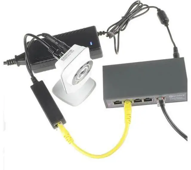 Alt view image 7 of 7 - Active PoE Splitter IEEE802.3af Compliant, 48V PoE Input to 5V 2.4A Output Power Over Ethernet Adapter, PoE Power Separator for IP Camera, Raspberry Pi, Small Network Smart Devices