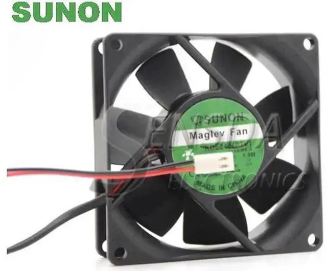 Main image of Replacement Cooling Fan for Sunon KDE2408PTV1, 80×80×25mm 8025 8CM DC 24V 1.9W 2Wire Brushless Axial Fan, Inverter Cooling Fan for Industrial Cabinet, Power Supply & Drive Heat Dissipation