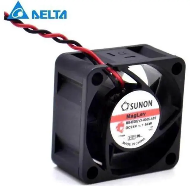 Main image of 1Pcs Replacement Cooling Fan for SUNON MB40202VX000CA99, 40×40×20mm 4020 4CM DC 24V 1.54W Brushless Axial Fan, Inverter Recorder Mini Fan for Industrial Equipment Heat Dissipation